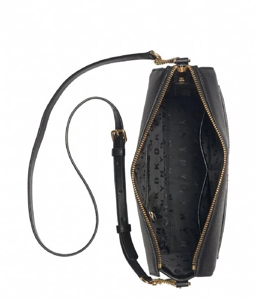 DKNY Bryant Med Box Crossbody Black Gold 5 DKNY Bryant Med Box Crossbody Black Gold - Afbeelding 5