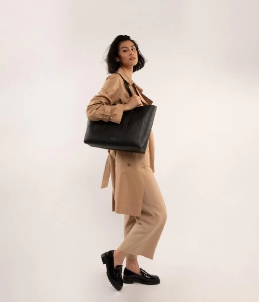 Matt & Nat Emel Arbor Tote Bag Black Pecan 3 Matt & Nat Emel Arbor Tote Bag Black Pecan - Afbeelding 3