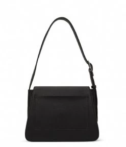 Matt & Nat Leia Vintage Shoulder Bag Black -Mode Tas FW22 Vintage Leia Black 4 600