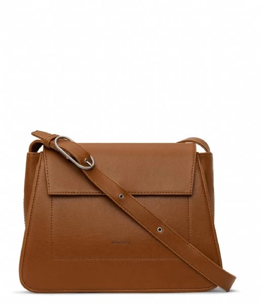 Matt & Nat Leia Vintage Shoulder Bag Chili Matte Nickel 1 Matt & Nat Leia Vintage Shoulder Bag Chili Matte Nickel