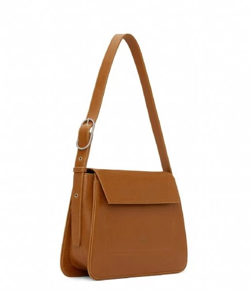 Matt & Nat Leia Vintage Shoulder Bag Chili Matte Nickel 2 Matt & Nat Leia Vintage Shoulder Bag Chili Matte Nickel - Afbeelding 2