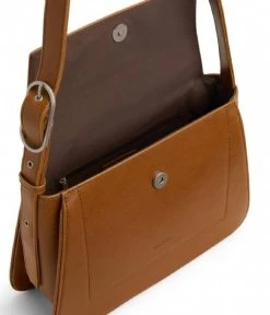 Matt & Nat Leia Vintage Shoulder Bag Chili Matte Nickel 8 Matt & Nat Leia Vintage Shoulder Bag Chili Matte Nickel -Mode Tas FW22 Vintage Leia Chili 3 600