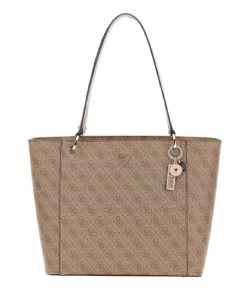 Guess Noelle Elite Tote Latte Logo