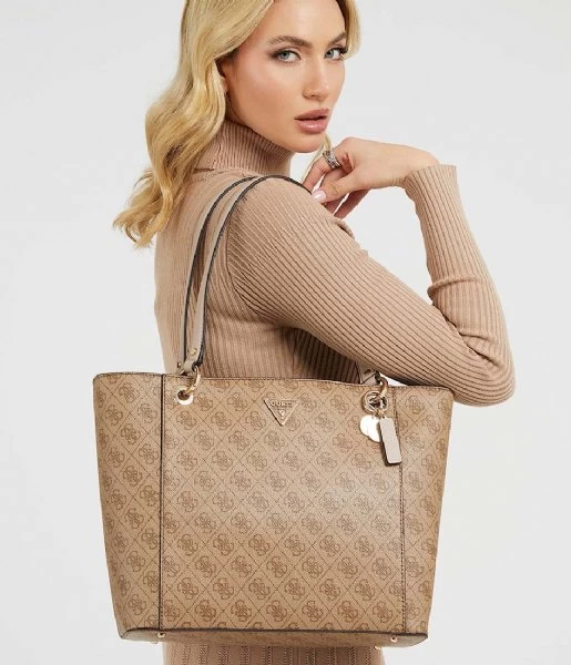 Guess Noelle Elite Tote Latte Logo 2 Guess Noelle Elite Tote Latte Logo - Afbeelding 2