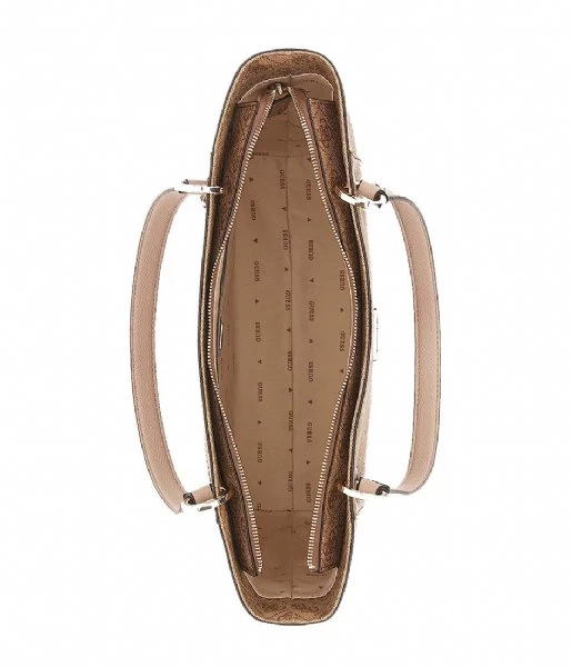 Guess Noelle Elite Tote Latte Logo 4 Guess Noelle Elite Tote Latte Logo - Afbeelding 4