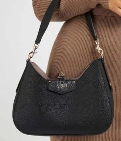 Guess Eco Brenton Hobo Black 7 Guess Eco Brenton Hobo Black -Mode Tas HWEVG839002 Black BLA 13 600