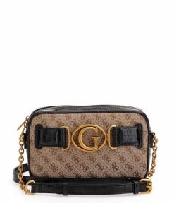 Guess Aviana Camera Bag Latte Black
