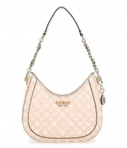 Guess Abey Small Hobo Light Rose Logo