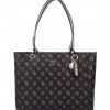 Guess Noelle Noel Tote Mocha Logo