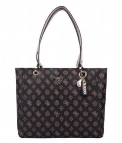 Guess Noelle Noel Tote Mocha Logo