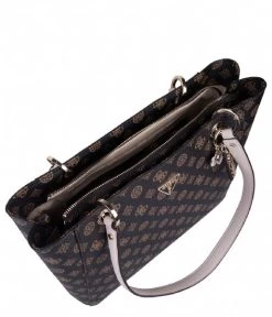 Guess Noelle Noel Tote Mocha Logo -Mode Tas HWPT7879250 MLO 3 600