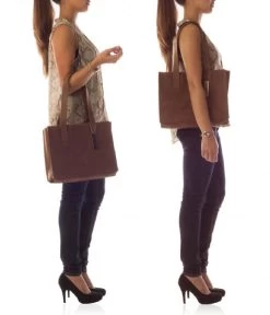 MY PAPER BAG Handbag Cognac -Mode Tas Handbag 600 1