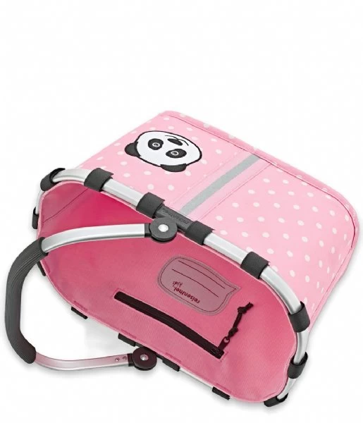 Reisenthel Carrybag XS Kids Panda Dots Pink 3 Reisenthel Carrybag XS Kids Panda Dots Pink - Afbeelding 3