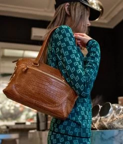 Ally Cognac -Mode Tas LOULOU 102BAG Ally COGNAC 6 600