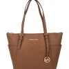 Michael Kors Jet Set Item EW Top Zip Tote Luggage & Gold Hardware