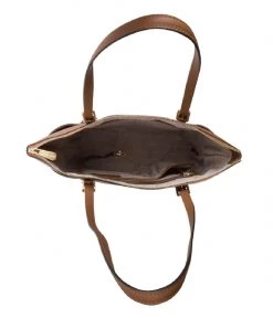 Michael Kors Jet Set Item EW Top Zip Tote Luggage & Gold Hardware -Mode Tas Michael Kors 30F2GTTT8L Jet Set Item EW Top Zip Tote inside 600