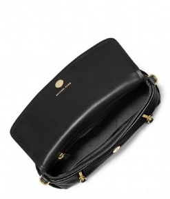 Michael Kors Brooklyn Medium Convertible Flap Black 5 Michael Kors Brooklyn Medium Convertible Flap Black -Mode Tas Michael Kors 30H1GBNL6L 001 3 600