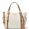 Michael Kors Sullivan Small Convertible Top Zip Tote Vanilla Acorn