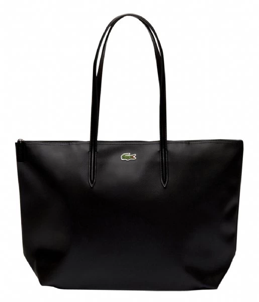 Lacoste 4Fh1 Women Shopping Bag 06 Black 1 Lacoste 4Fh1 Women Shopping Bag 06 Black