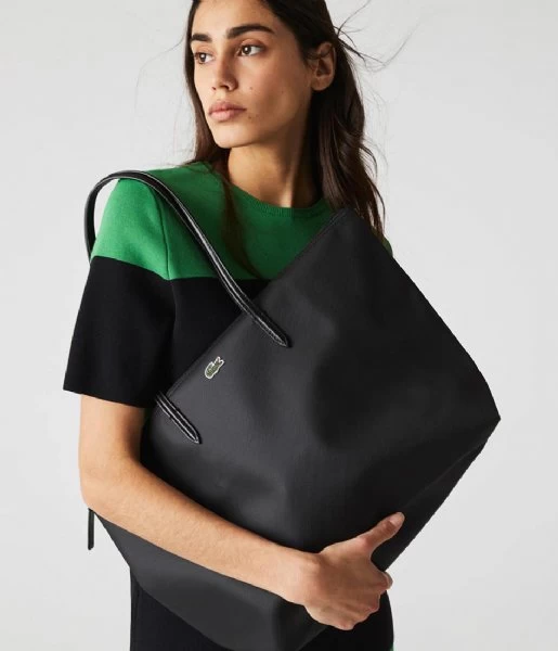 Lacoste 4Fh1 Women Shopping Bag 06 Black 2 Lacoste 4Fh1 Women Shopping Bag 06 Black - Afbeelding 2