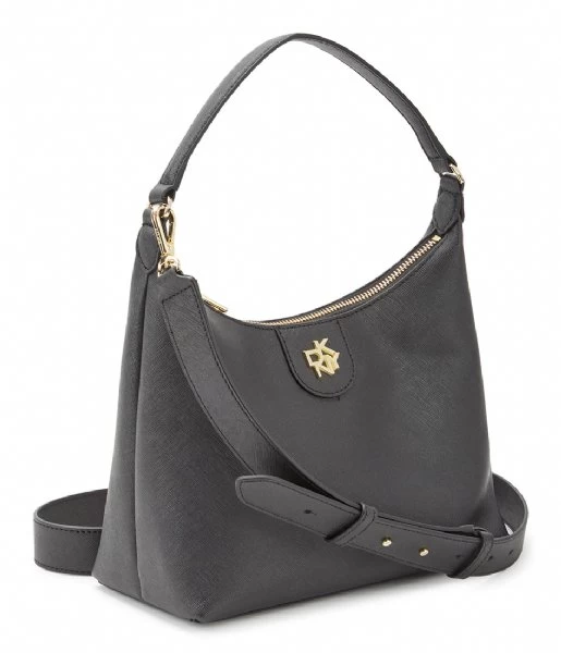 DKNY Cardrol Medium Pouchettte Black Gold 2 DKNY Cardrol Medium Pouchettte Black Gold - Afbeelding 2