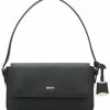 DKNY Bibi Ew Flap Shoulder Black Gold