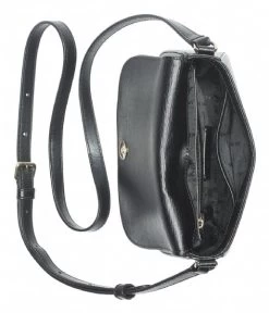 DKNY Bryant Saddle Bag Black Gold -Mode Tas R21E3R75 BLK 5 600