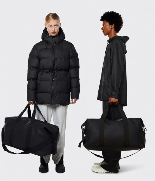 Rains Weekend Bag Large Black 2 Rains Weekend Bag Large Black - Afbeelding 2