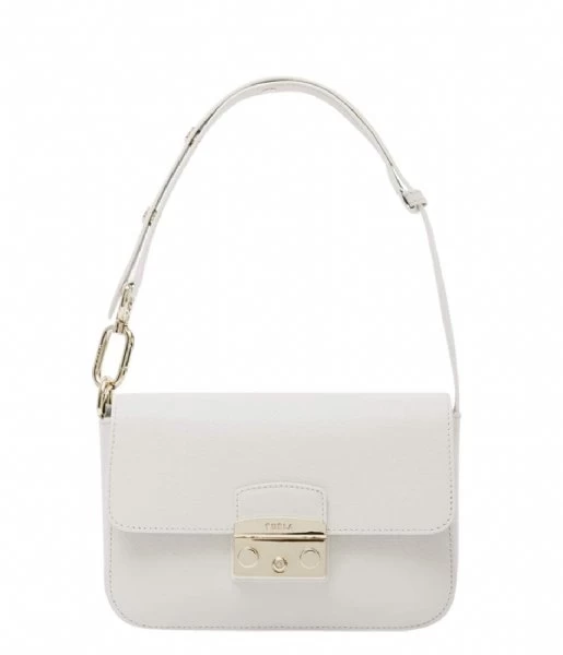 Furla Metropolis Small Shoulder Bag Marshmallow 1 Furla Metropolis Small Shoulder Bag Marshmallow