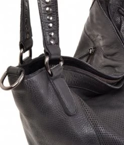 Sparenza Shopper Black 9 Sparenza Shopper Black -Mode Tas berba 875 332 sparenza shopper black detail 600