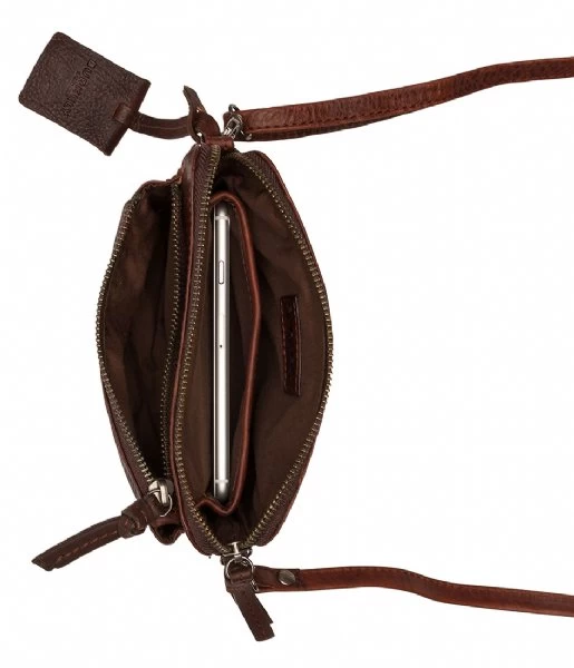 Burkely Antique Avery Mini Bag Dark Brown 5 Burkely Antique Avery Mini Bag Dark Brown - Afbeelding 5