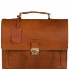 BURKELY Vintage Scott Briefcase 2-Comp Cognac