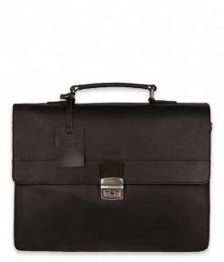 BURKELY Vintage Dean Briefcase Zwart