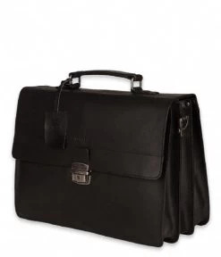 BURKELY Vintage Dean Briefcase Zwart -Mode Tas burkely 9006379 22 vintage dean briefcase zwart 3 600