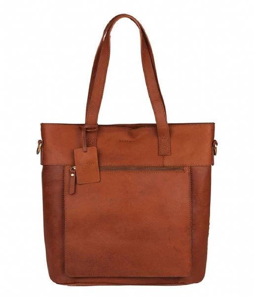 BURKELY Vintage Jade Laptopshopper 14 Inch Cognac 1 BURKELY Vintage Jade Laptopshopper 14 Inch Cognac