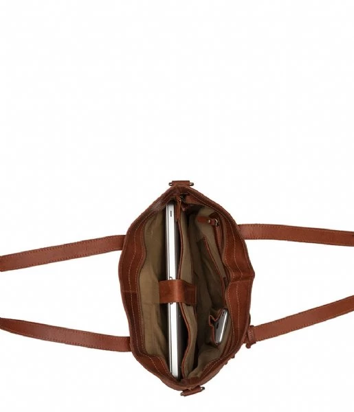 BURKELY Vintage Jade Laptopshopper 14 Inch Cognac 5 BURKELY Vintage Jade Laptopshopper 14 Inch Cognac - Afbeelding 5