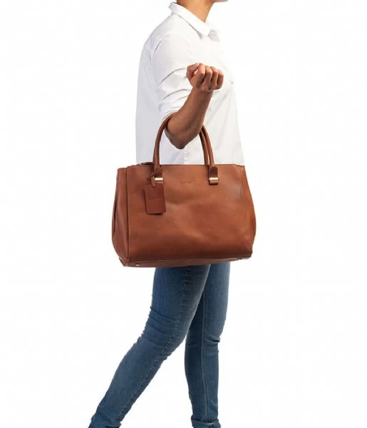 BURKELY Vintage Wieske 2-Zipper Cognac 2 BURKELY Vintage Wieske 2-Zipper Cognac - Afbeelding 2