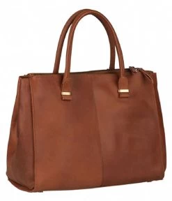 BURKELY Vintage Wieske 2-Zipper Cognac 9 BURKELY Vintage Wieske 2-Zipper Cognac -Mode Tas burkely09006971 22 vintage wieske 2 zipper cognac 4 600