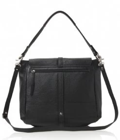 Babette Gesso Handtas Large Zwart -Mode Tas castelijnbeerens 279813 Gesso handtas large zwart back 600