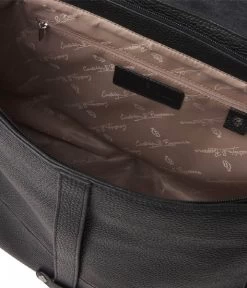 Babette Gesso Handtas Large Zwart -Mode Tas castelijnbeerens 279813 Gesso handtas large zwart inside 600