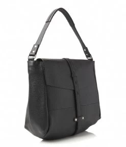 Babette Gesso Handtas Large Zwart -Mode Tas castelijnbeerens 279813 Gesso handtas large zwart side 600