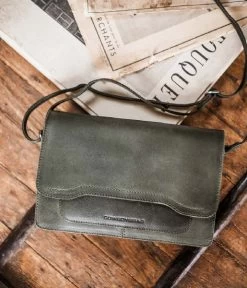 Cowboysbag Bag New Luce Dark Green -Mode Tas cowboysbag 3261 NewLuce shoulderbag darkgreen 5 600