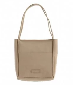 Shoulderbag Soft Nappa Leather Light Grey