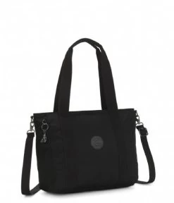 Kipling Asseni Black Noir -Mode Tas kipling asseni schoudertas blacknoir shoulderbag superblack side 600