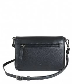 Markberg Vanya Crossbody Bag Grain Black 7 Markberg Vanya Crossbody Bag Grain Black -Mode Tas markberg vanyacrossbodybaggrain crossbody black crossbody 5417gra back 600