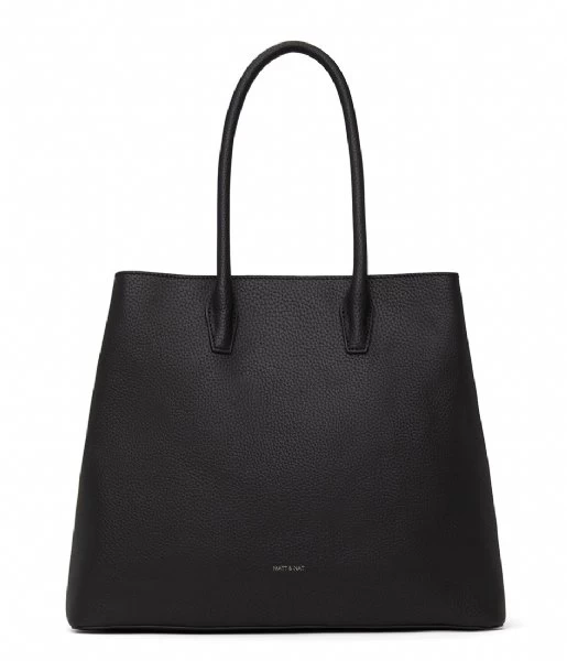 Matt & Nat Krista Purity Satchel Bag Black 1 Matt & Nat Krista Purity Satchel Bag Black