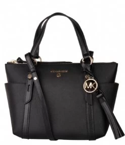 Michael Kors Sullivan Small Convertible Top Zip Tote Black
