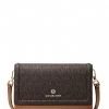 Michael Kors Jet Set Charm Small Phone Crossbody Brown Acorn
