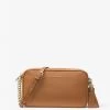 Michael Kors Jet Set Medium Camera Bag Luggage & Gold Colored Hardware
