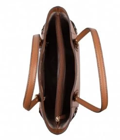 Michael Kors Voyager Ew Tote Luggage & Gold Colored Hardware 5 Michael Kors Voyager Ew Tote Luggage & Gold Colored Hardware -Mode Tas michaelkors ew schoudertas luggage shoulderbag 30H7GV6T9L inside 600